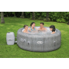 Honolulu Lay-Z-Spa AirJet Jacuzzi z Masażem BESTWAY 4-osobowe + Pokrywa + Pompa + Filtr